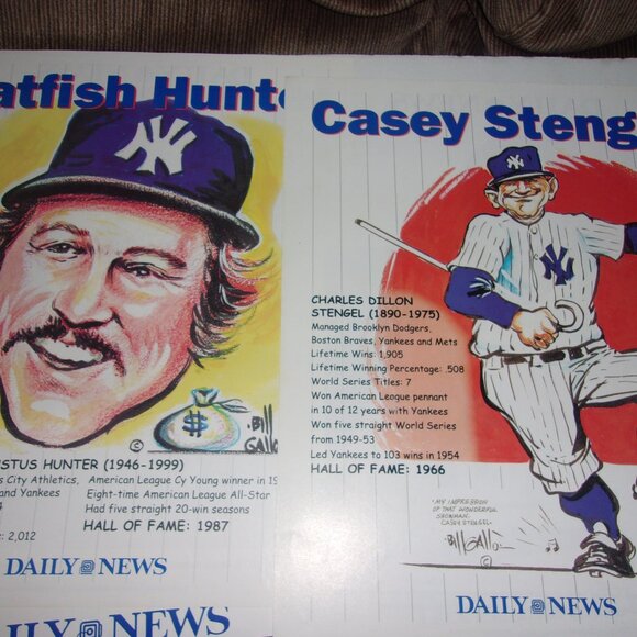 DAILY NEW NY YANKEES COLLECTIBLE PICTURES & COLLECTIBLE SPORTS MAGAZINES - Picture 4 of 16